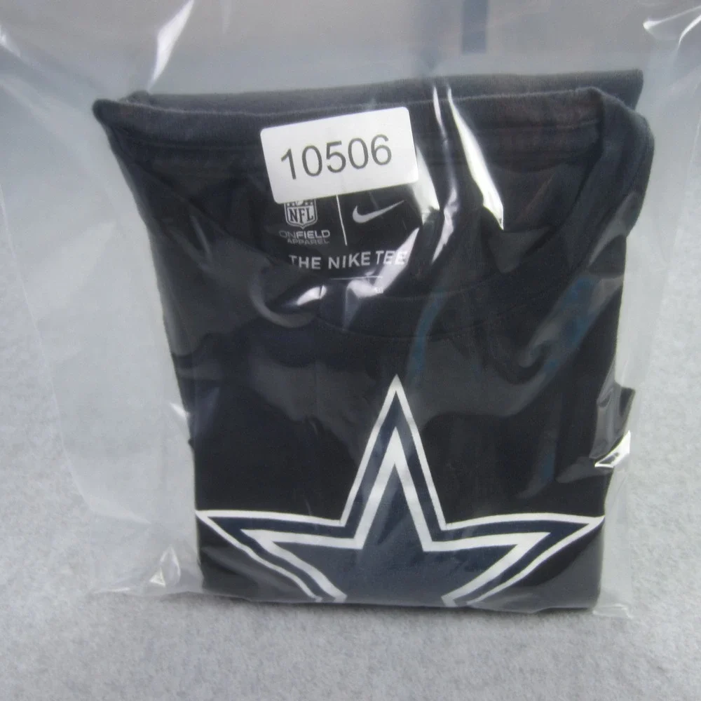 Dallas Cowboys Shirt Youth XL Black Salute to‎ Service Nike On Field Dri-Fit NFL